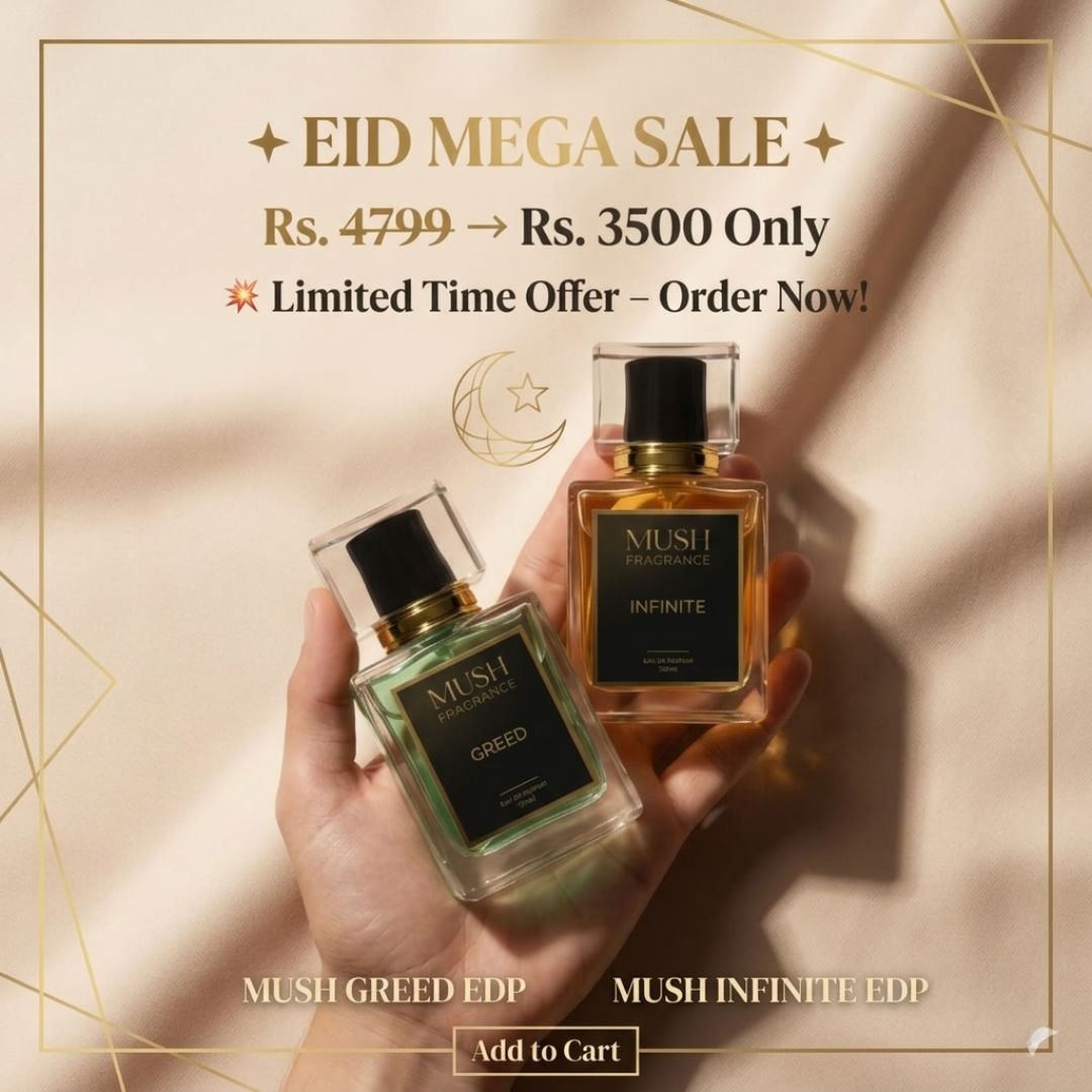 Eid Special Perfume DealPremium Fragrance Set (Greed + Infinite) | 50ml Long Lasting Perfumes for Men & Women Reviews ⭐⭐⭐⭐⭐