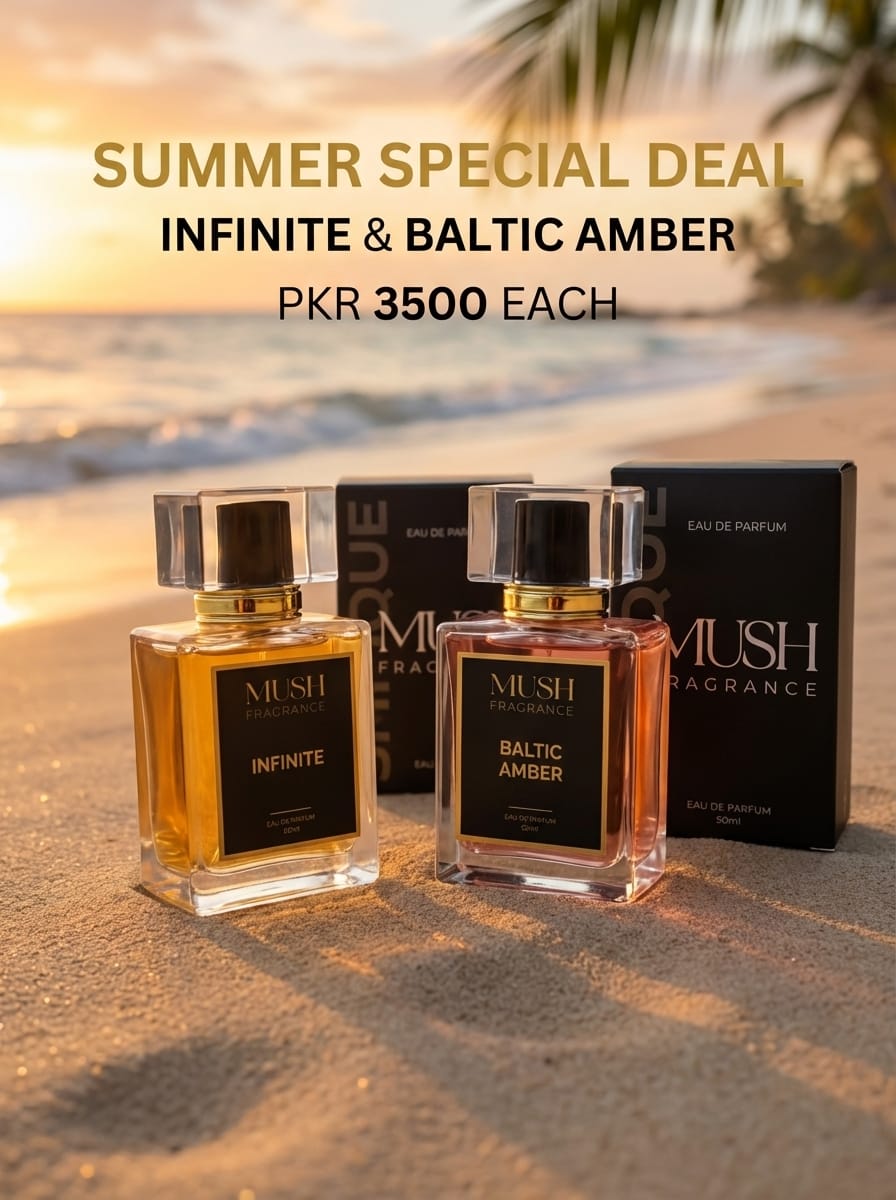 Summer Special Perfume Deal Premium Fragrance Set (Baltic Amber+ Infinite) | 50ml Long Lasting Perfumes for Men & Women