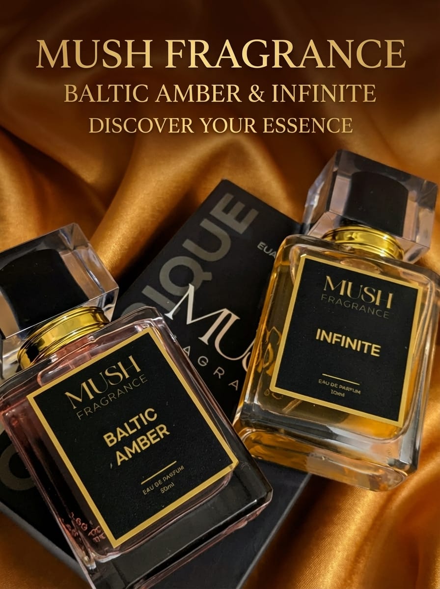 Summer Special Perfume Deal Premium Fragrance Set (Baltic Amber+ Infinite) | 50ml Long Lasting Perfumes for Men & Women