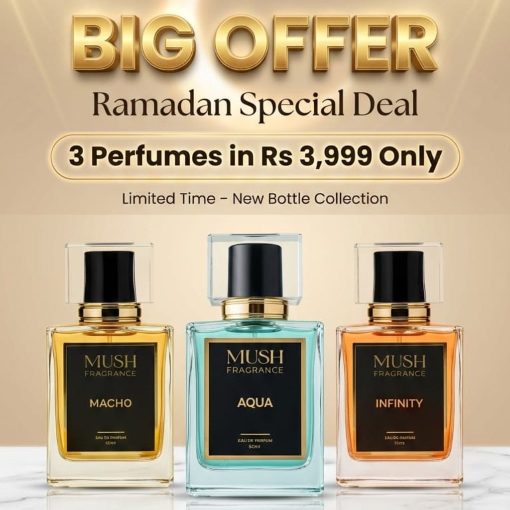 Ramzan Special Offer  3 IN 1 Perfumes Reviews ⭐⭐⭐⭐⭐ Mush Fragrance | Premium Perfumes in Affordable Prices | Shop Now