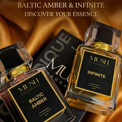 Summer Special Perfume Deal Premium Fragrance Set (Baltic Amber+ Infinite) | 50ml Long Lasting Perfumes for Men & Women